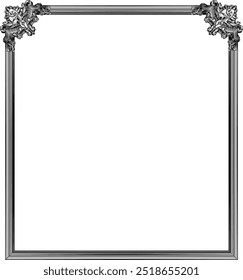 Vector boceto ilustración silueta diseño marco de Imagen decoración de fondo ornamento mandala floral clásico vintage étnico