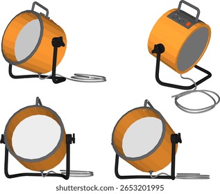 Ilustración de boceto de Vector de diseño de foco para la industria del espectáculo
