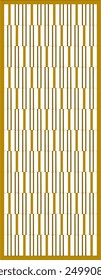 Vector sketch illustration of traditional ethnic vintage classic wardrobe room partition baground silhouette design