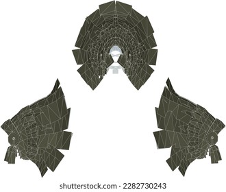 Vector sketch of indian tribal headdress illustration