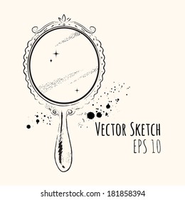 Vector sketch. Isolated.