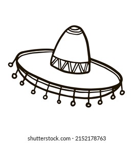 2,882 Mexican sombrero sketch Images, Stock Photos & Vectors | Shutterstock