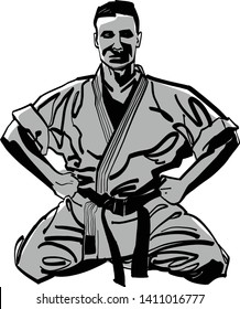 the vector sketch of kudo fighters