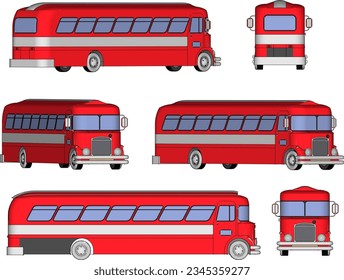 Vektorskizze für den Transport von Pkw-Modellen für den Personenverkehr
