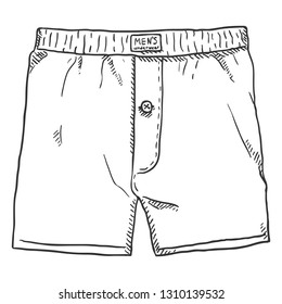 Vector Sketch Men Boxers Pants