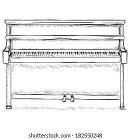 Vector Sketch Piano