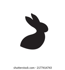 Vector sketch of rabbit icon on white background.