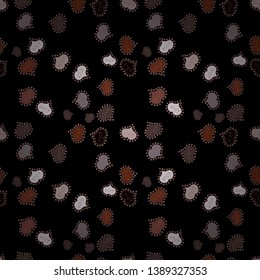 Vector sketch. Seamless Cute fabric pattern. Abstract doodles pattern. Pattern black, brown and beige on colors. - stock. It can be used on mug prints, baby apparels, wallpaper, wrapping boxes etc.