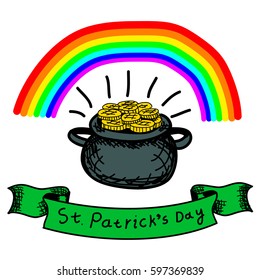 Vector sketch. St.Patrick 's Day.