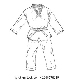 Taekwondo Sketch Images Stock Photos Vectors Shutterstock Do you want to improve your. https www shutterstock com image vector vector sketch taekwondo kimono illustration gi 1689578119