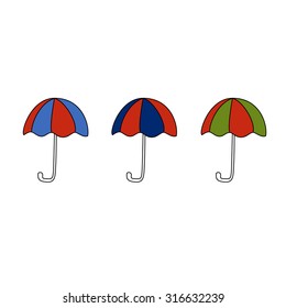 Vector sketch umbrella