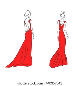 Prom Dress Fashion Show Clip Art