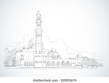 Vector Sketched Mosque