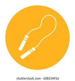 Vector Skipping Rope Within A Circle Icon