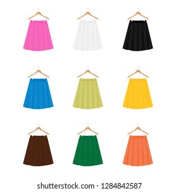 Vector Skirt Template Design Fashion Woman Stock Vector (Royalty Free ...