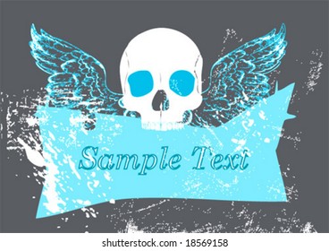 vector skull