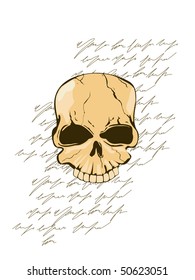 vector skull