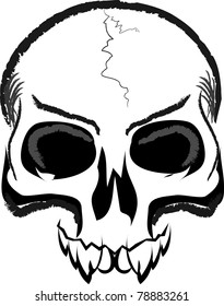 vector skull