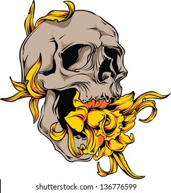 Vector Skull artwork