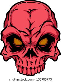 Vector skull artwork