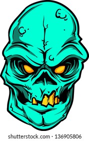 Vector skull artwork