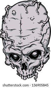 Vector skull artwork