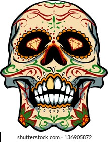 Vector skull artwork