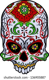 Vector skull artwork