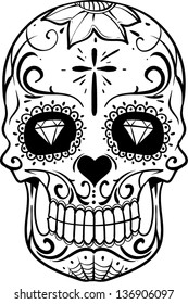 Vector skull artwork