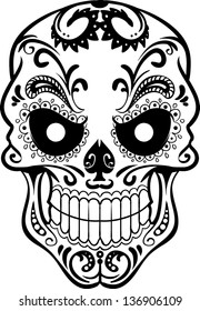 Vector skull artwork