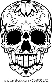 Vector skull artwork