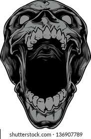 Vector skull artwork