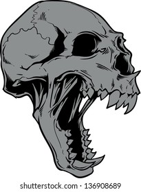 Vector Skull Artwork Stock Vector (Royalty Free) 136908689 | Shutterstock