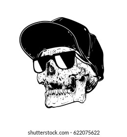 Vector skull artwork