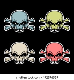 Vector Skull and Crossbones