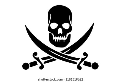 vector skull with crossed bones