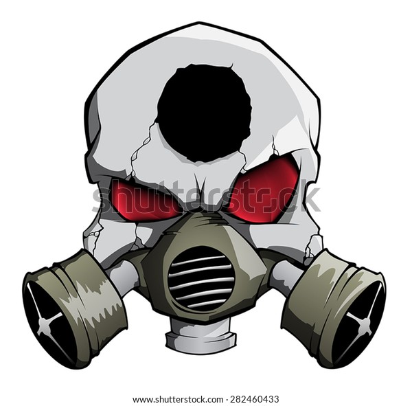 cow skull gas mask