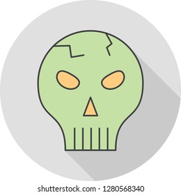 
vector skull icon 