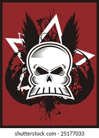 Vector skull illustration