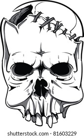 Vector Skull Illustration