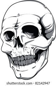 Vector Skull Illustration