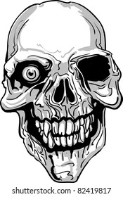 Vector Skull Illustration