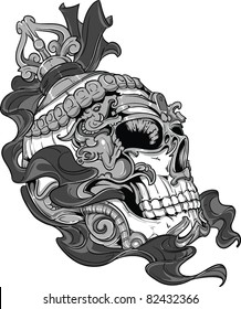 Vector Skull Illustration