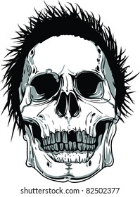 Vector skull illustration