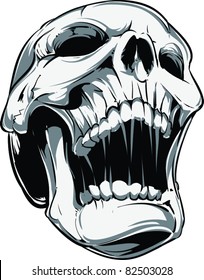 Vector skull illustration