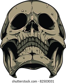 Vector skull illustration