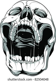 Vector skull illustration