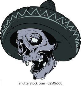 Vector skull illustration