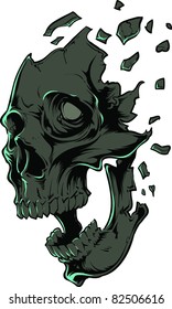 Vector skull illustration