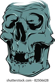 Vector skull illustration